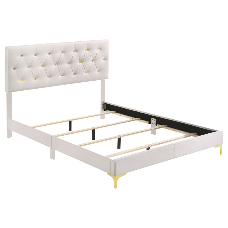 Kendall Panel Bed E.King, & Queen Black & White