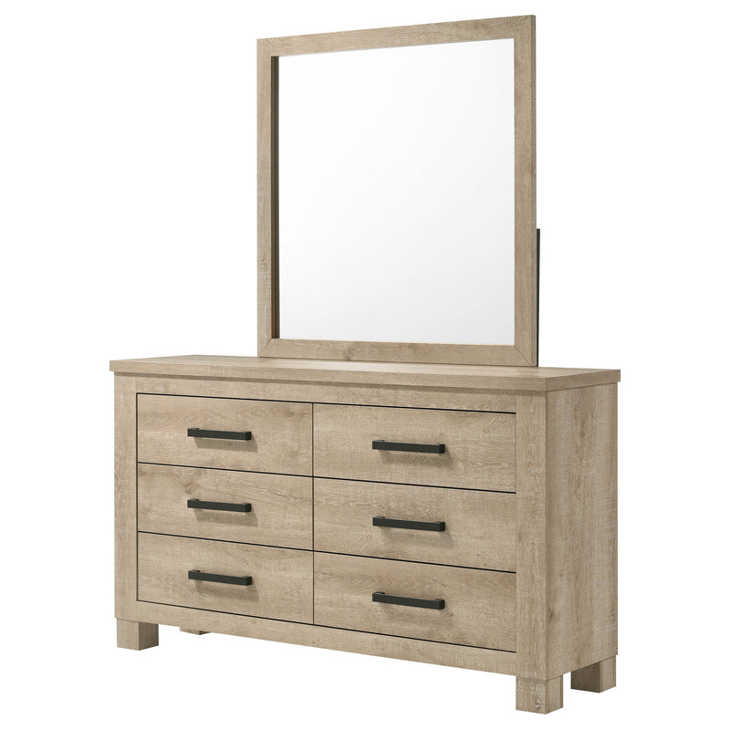 Oakglen Dresser With Mirrors