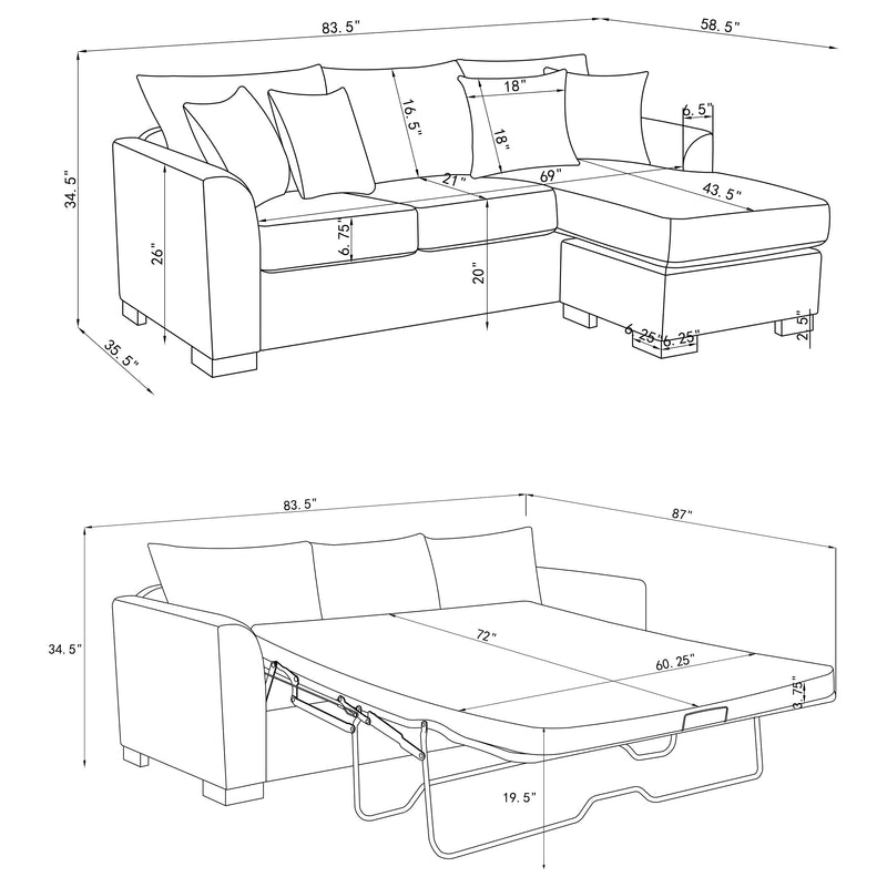 Storey Sleeper Sectionals