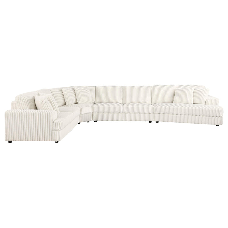 Emberson Upholstered Modular Sectional Sofa Ivory