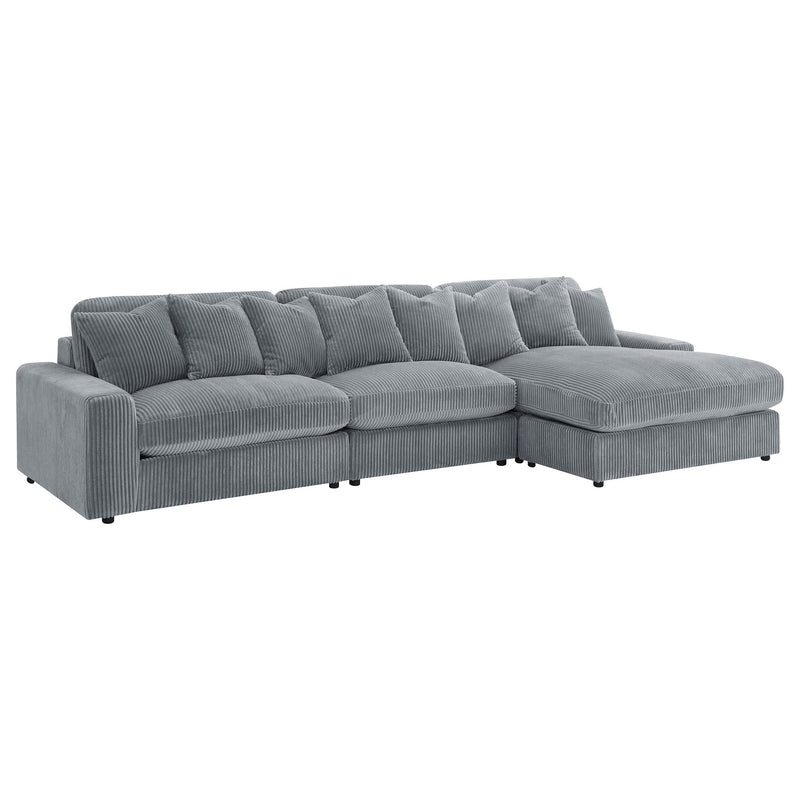 Blaine Upholstered Reversible Chaise Sectional Sofa