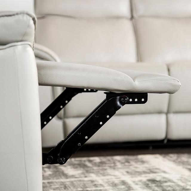 Bienne Recliner Chair White & Black