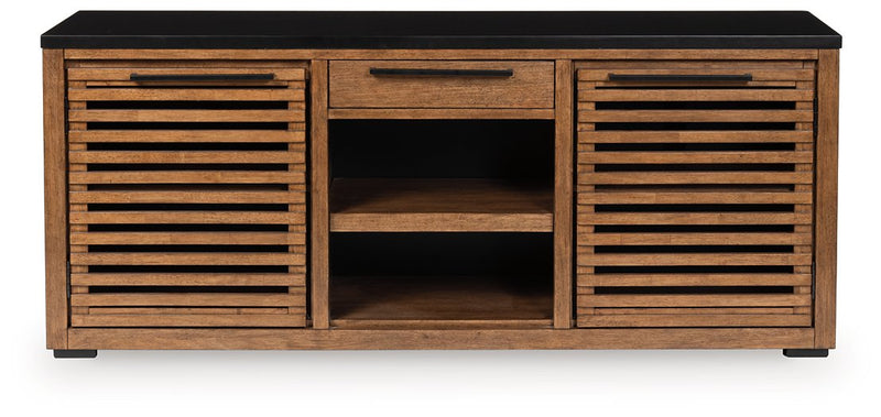 Kallari Credenza with Desk Return