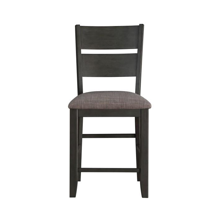 Baresford Counter Height Chair in Gray (Set of 2)