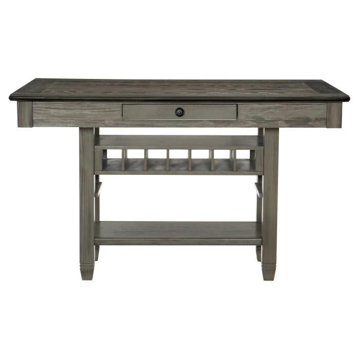 Granby Counter Height Dining Table in Coffee and Antique Gray 5627GY-36*
