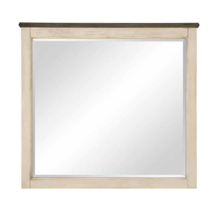 Weaver Mirror in Antique white 1626-6