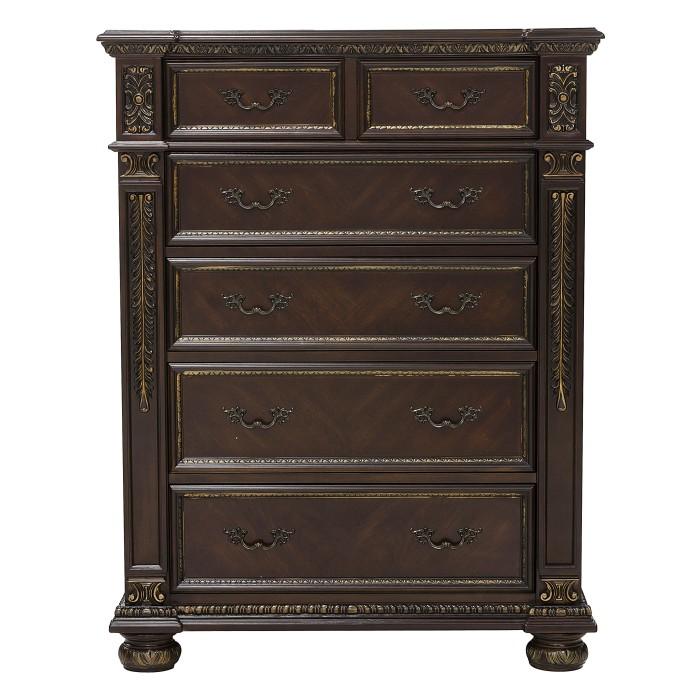 Catalonia 5 Drawer Chest in Cherry 1824-9