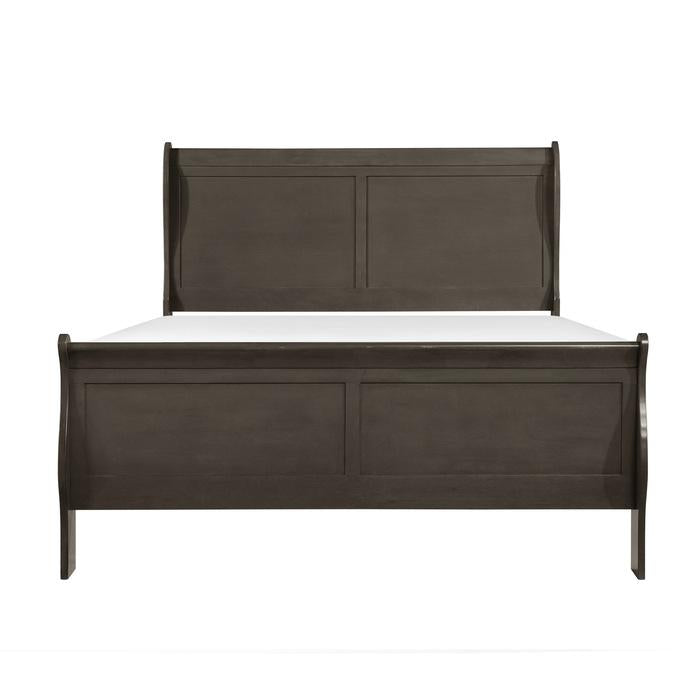 Mayville Full Sleigh Bed in Gray 2147FSG-1