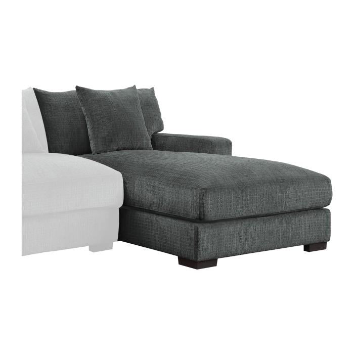 Worchester Right Side Chaise in Gray 9857DG-RC