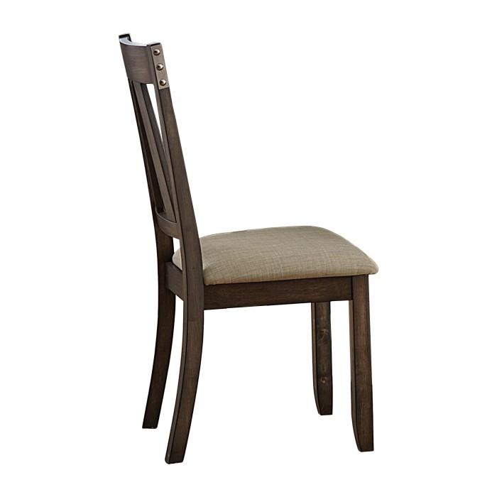 Mattawa Side Chair in Brown (Set of 2)