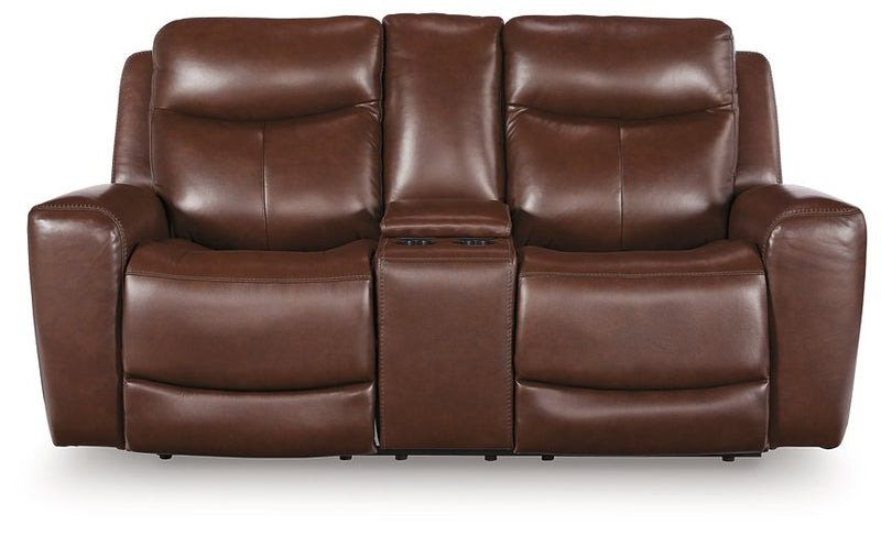 Next Move Power Reclining Loveseat with Console