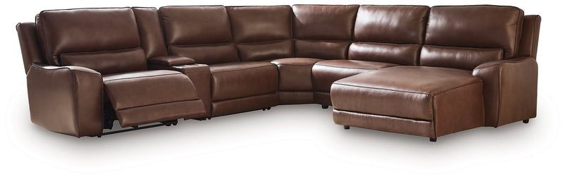 DeepWakes Power Reclining Sectional with Chaise