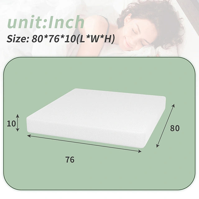 Coreopsis 10" E.King Memory Foam Wave Comfort